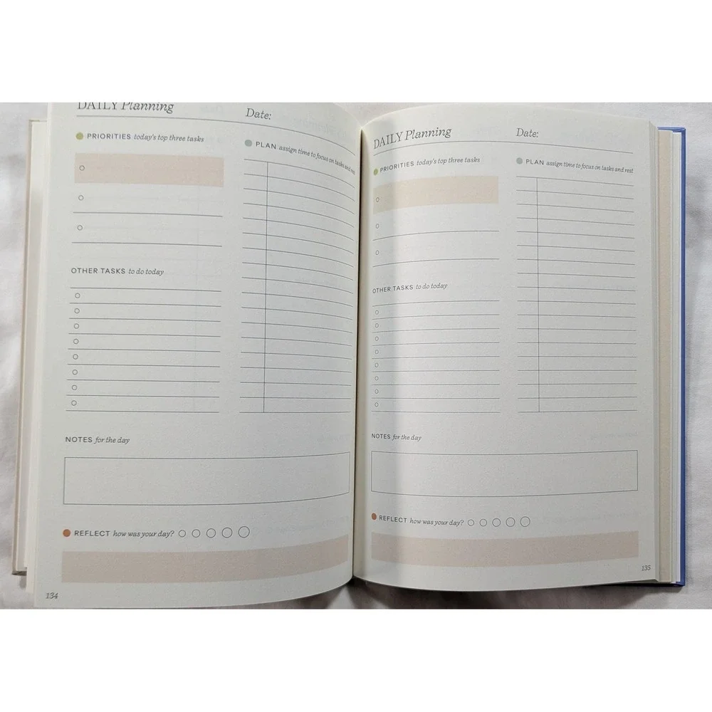 NEW Papier "Start Fresh Every Day" Productivity Planner - Hardcover